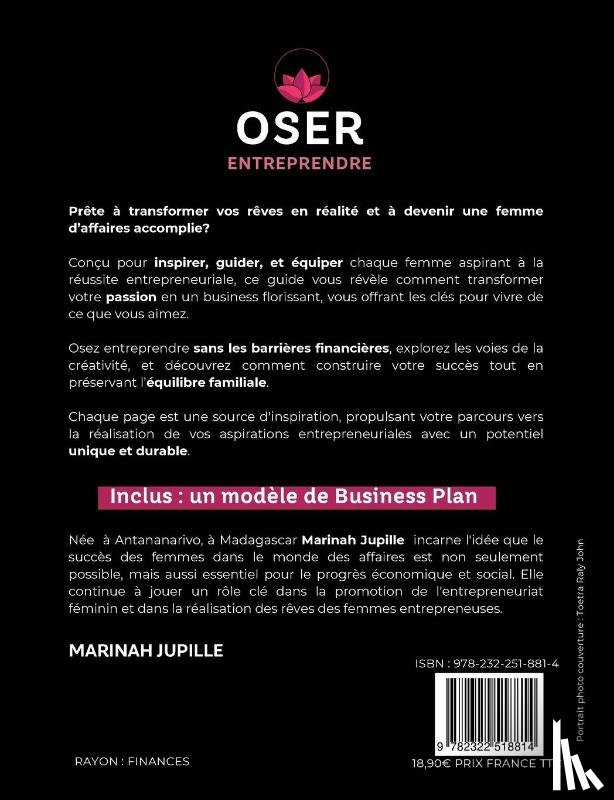 Jupille, Marinah - Oser Entreprendre,Devenir une Femme d'Affaires Accomplie