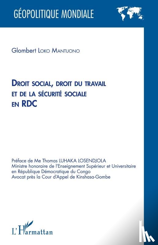 Loko Mantuono Glombert - Droit social, droit du travail et de la sécurité sociale en RDC