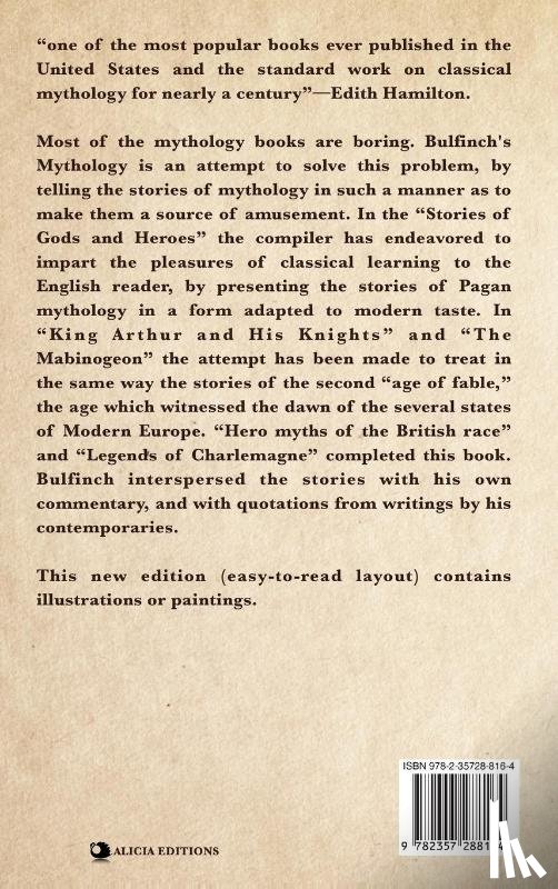 Bulfinch, Thomas - Bulfinch's Mythology (Illustrated)
