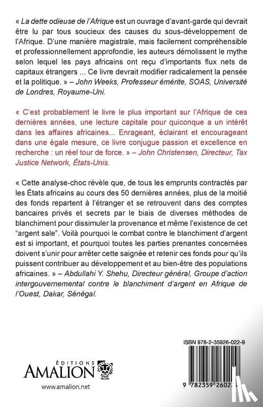 Ndikumana, Leonce, Boyce, James K - La dette odieuse de l'Afrique