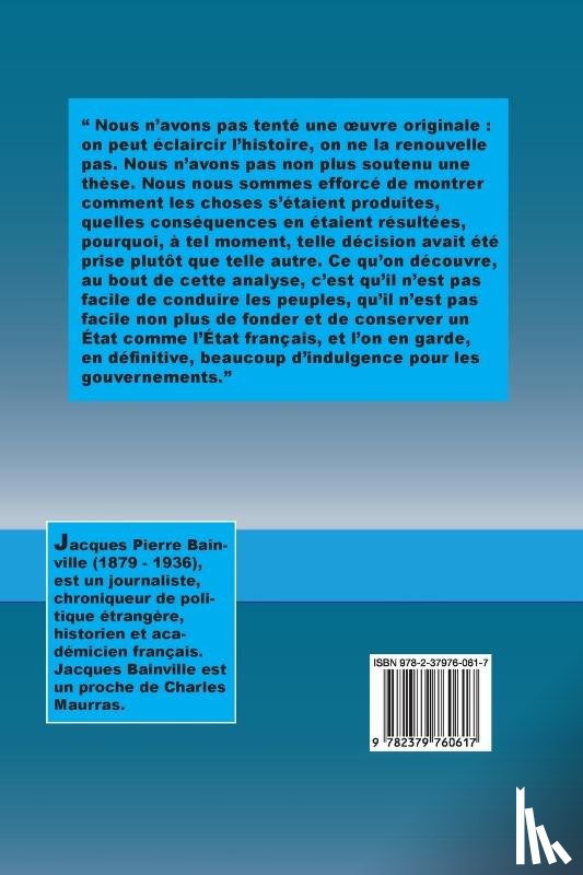Bainville, Jacques - Histoire de France