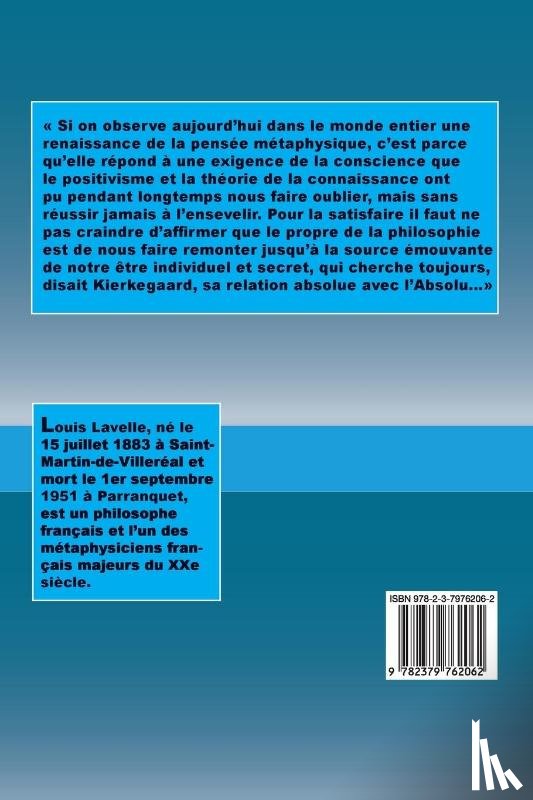 Lavelle, Louis - De l'intimité spirituelle