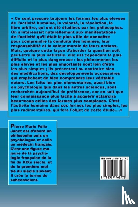 Janet, Pierre - L'automatisme psychologique
