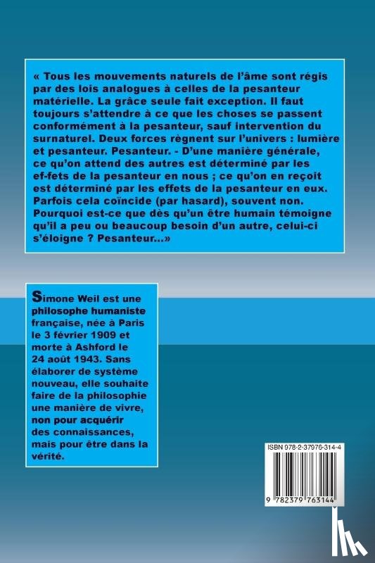 Weil, Simone - La Pesanteur et la Grâce