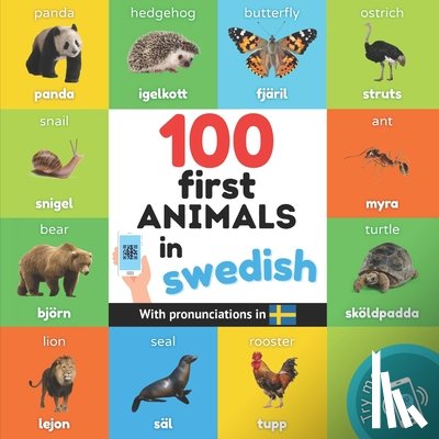 Yukismart - 100 first animals in swedish