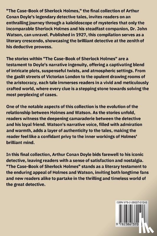 Doyle, Arthur Conan - The Case-book of Sherlock Holmes (Annotated)