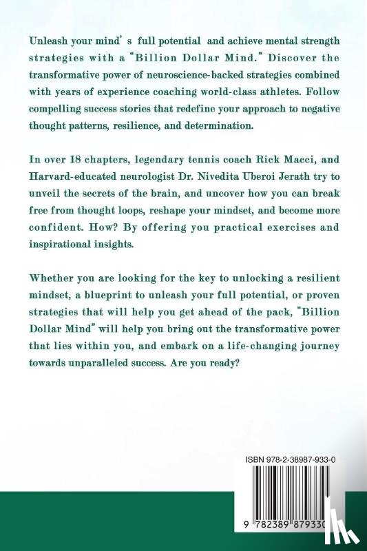 Jerath, Nivedita, Macci, Rick - Billion Dollar Mind