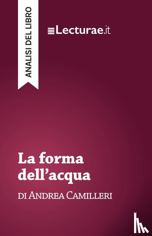 Tommaso Rossi - La forma dell'acqua - Andrea Camilleri (analisi del libro)