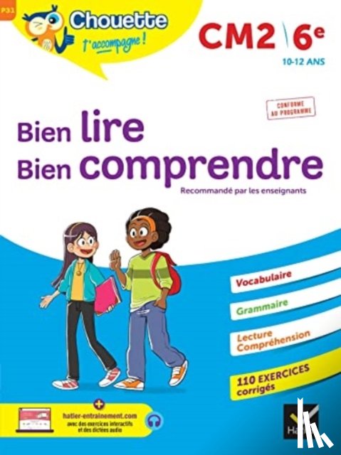 Vallancien, Gregoire, Jenner Metz, Florence, Jehl, Marie-Anne, Bezy-Debs, Pascale - Chouette - Bien lire, bien comprendre CM2/6e