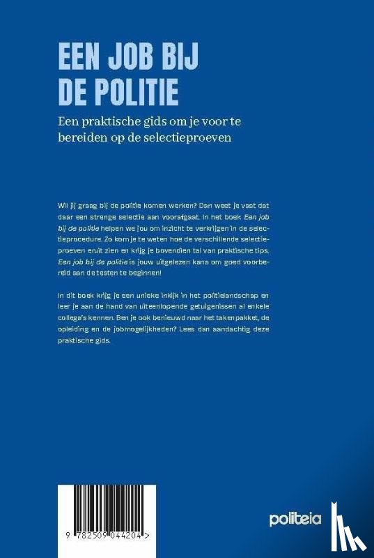 Adam, Nathalie, De Cocker, Bart, De Maeght, Fanny, De Vlieger, Kevin - Een job bij de politie