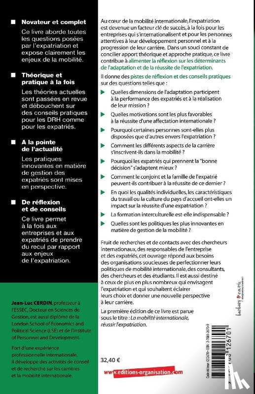 Cerdin, Jean-Luc - L'expatriation