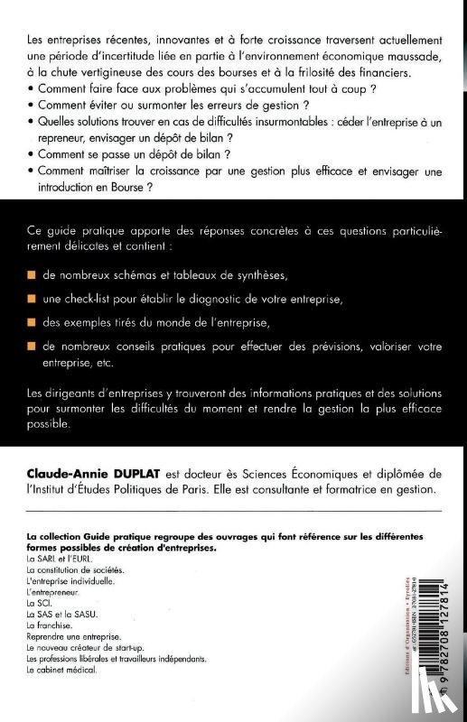 Duplat, Claude-Annie - Pour gerer une entreprise a croissance rapide