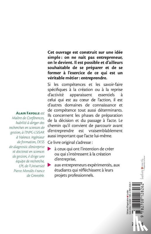 Fayolle, Alain - Le metier de createur d'entreprise