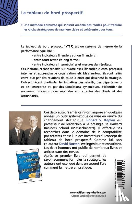 Kaplan, Robert S, Norton, David P - Le tableau de bord prospectif