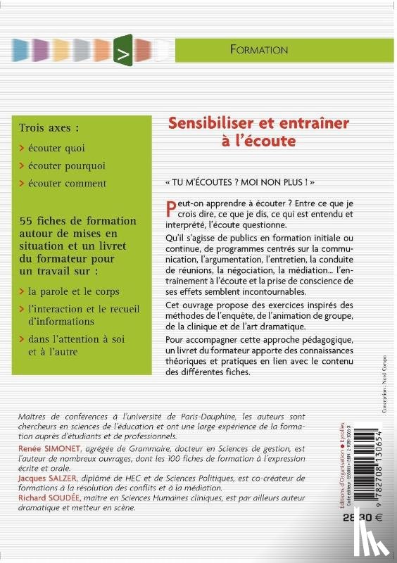 Simonet, Renee, Salzer, Jacques, Soudee, Richard - Former a l'ecoute