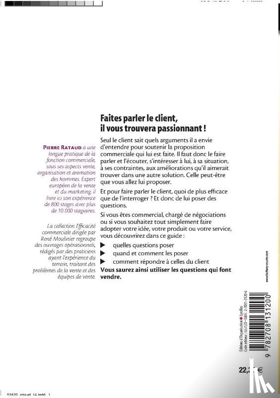 Rataud, Pierre - Les questions qui font vendre