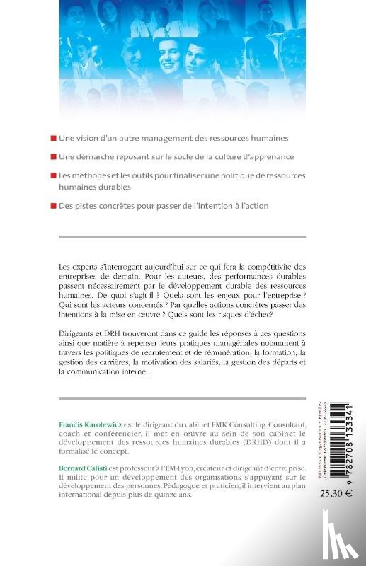 Calisti, Bernard, Karolewicz, Francis - RH et developpement durable
