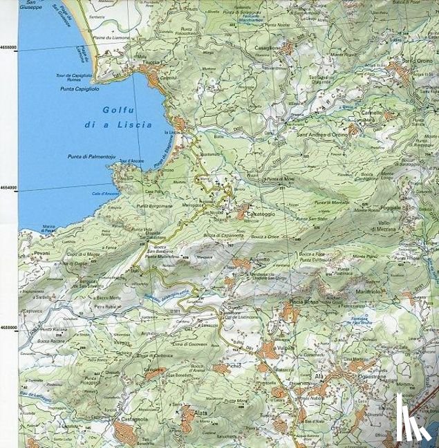  - Libris Wanderkarte 09. Corse du sud (GR20) - Porto - Sagone - Pays d'Ajaccio - Vallée de Taravo - Alta Rocca - Aiguilles De Bavella - Rivages du sud. 1 : 60 000