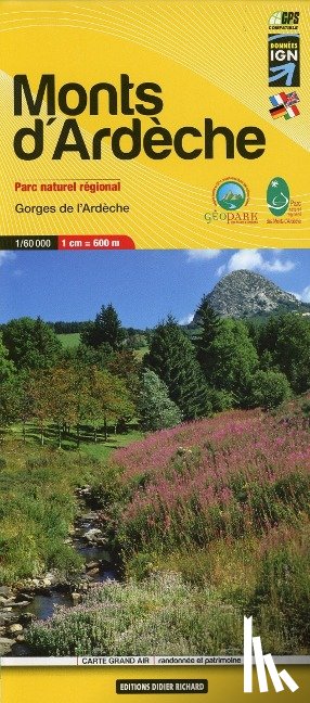 - Libris Wanderkarte 11. Monts d'Ardèche 1 : 60 000
