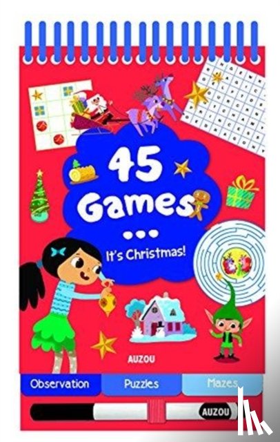 Auzou Publishing - 45 Games it's Christmas