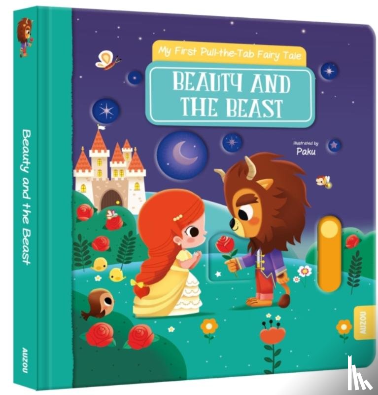 Auzou Publishing - My First Pull-the-Tab Fairy Tale: Beauty and the Best