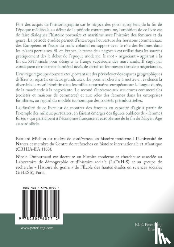  - Femmes et negoce dans les ports europeens