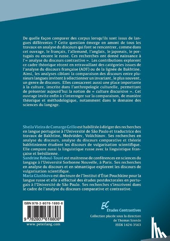  - Analyse du discours et comparaison