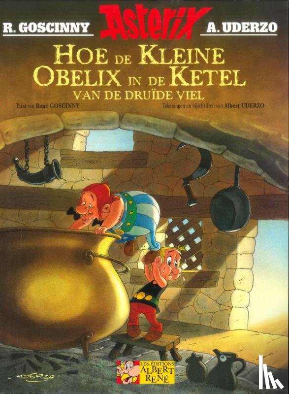 goscinny, rene, Uderzo a - Asterix - hoe de kleine obelix in de ketel van de druïde viel (geïllustreerd album)