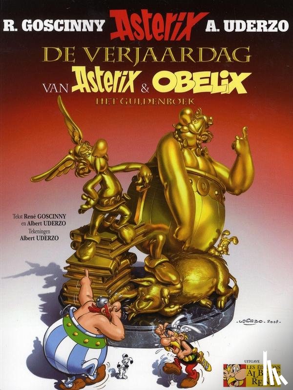 goscinny, rene, Uderzo a - Asterix 34. de verjaardag van asterix en obelix
