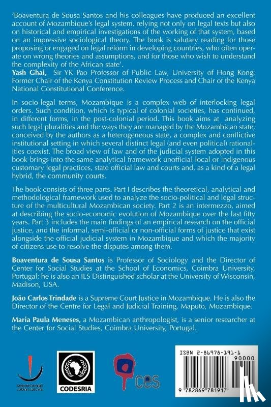  - Law and Justice in a Multicultural Society. The Case of Mozambique