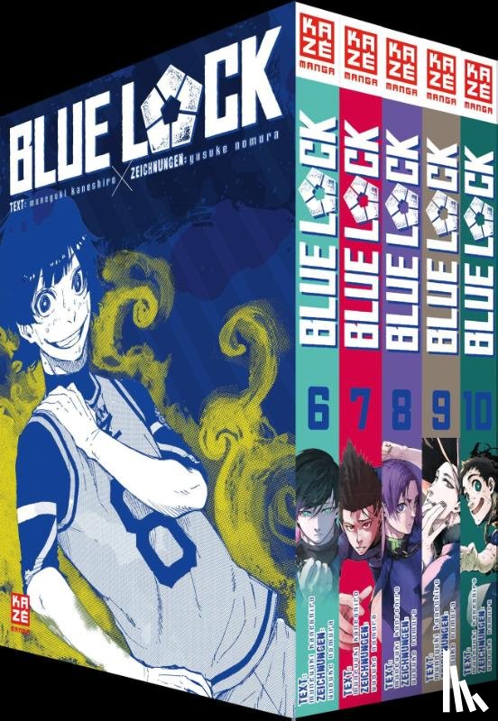 Nomura, Yusuke - Blue Lock - Band 6-10 im Sammelschuber