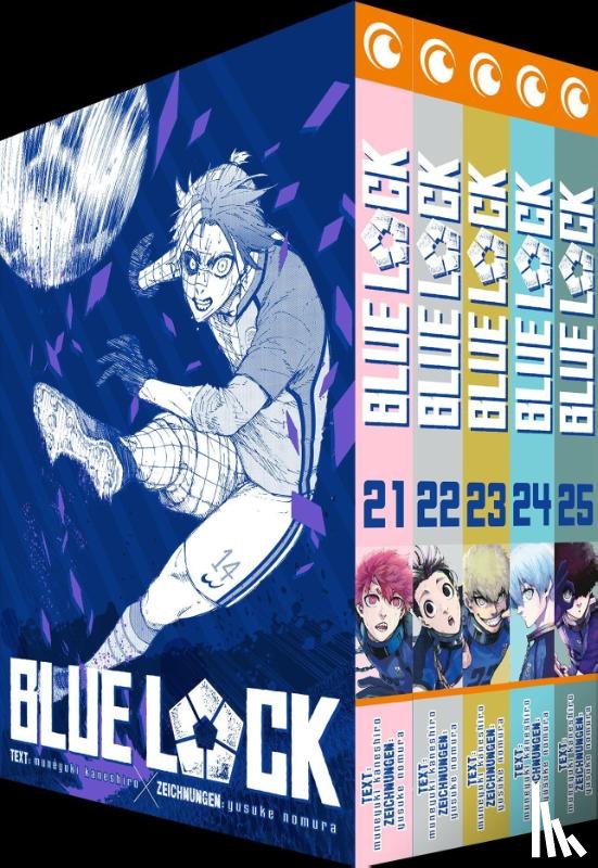 Muneyuki, Kaneshiro - Blue Lock - Band 21-25 im Sammelschuber