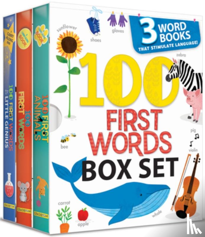 Paradis, Anne - 100 First Words Box Set: 3 Word Books That Stimulate Language (Us Edition)