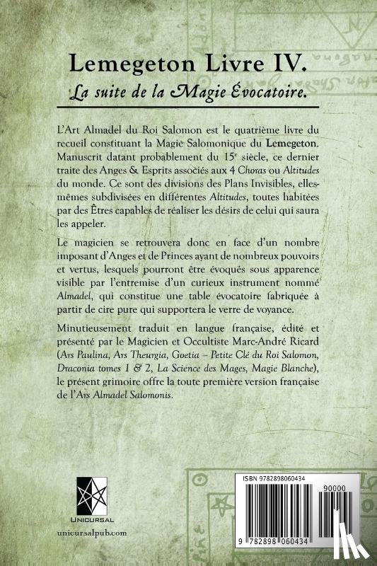 Ricard, Marc-Andre - Ars Almadel Salomonis