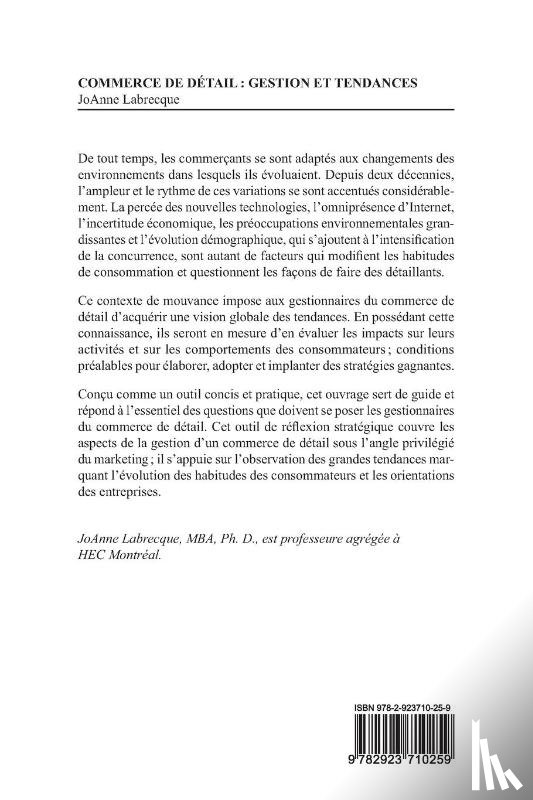 Labrecque, Joanne - Labrecque, J: Commerce de détail