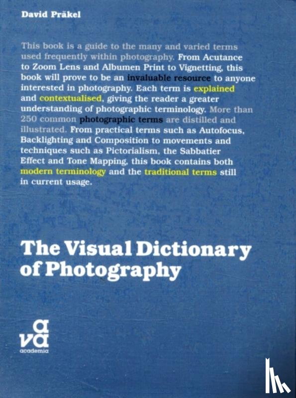 Prakel, David - The Visual Dictionary of Photography
