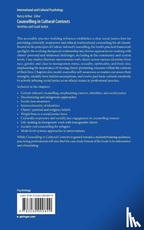  - Counselling in Cultural Contexts