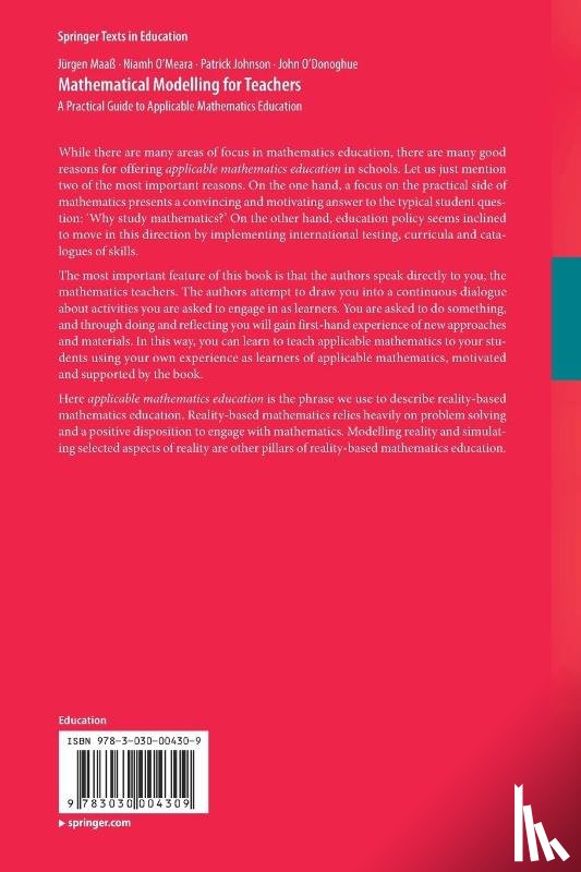 Maaß, Jurgen, O’Meara, Niamh, Johnson, Patrick, O’Donoghue, John - Mathematical Modelling for Teachers