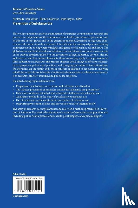  - Prevention of Substance Use