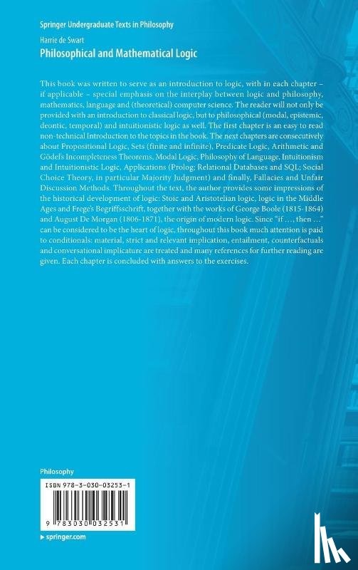 de Swart, Harrie - Philosophical and Mathematical Logic