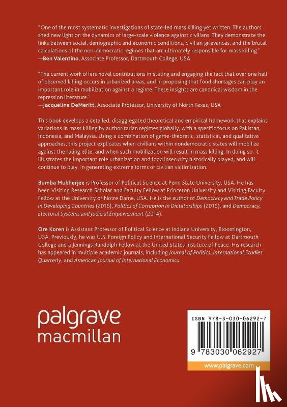 Mukherjee, Bumba, Koren, Ore - The Politics of Mass Killing in Autocratic Regimes