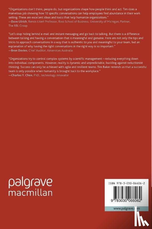 Baker, Tim - Bringing the Human Being Back to Work