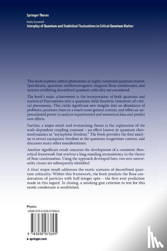 Scammell, Harley - Interplay of Quantum and Statistical Fluctuations in Critical Quantum Matter