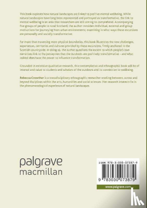 Crowther, Rebecca - Wellbeing and Self-Transformation in Natural Landscapes