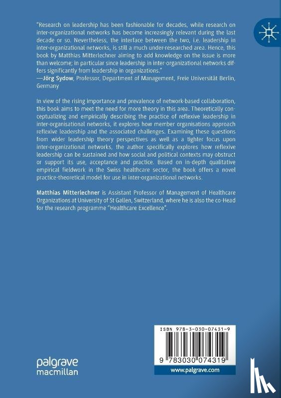 Mitterlechner, Matthias - Leading in Inter-Organizational Networks