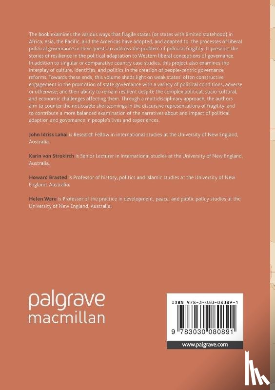  - Governance and Political Adaptation in Fragile States
