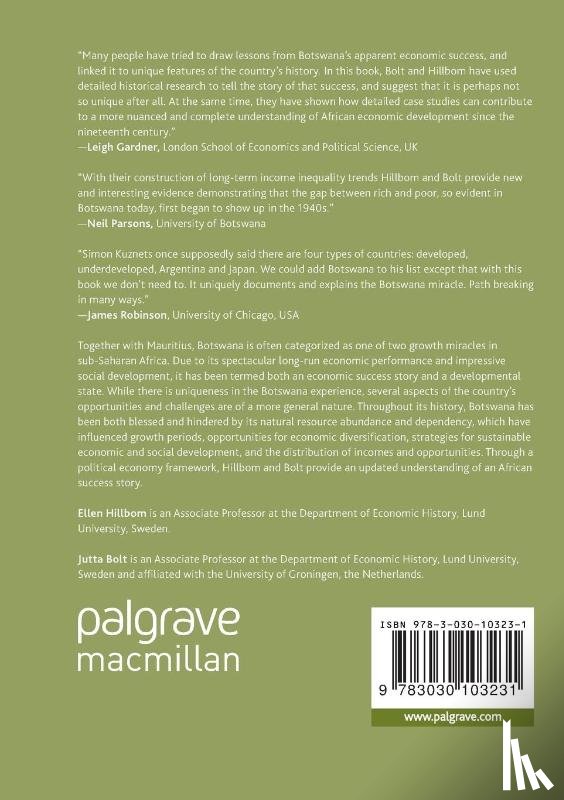 Hillbom, Ellen, Bolt, Jutta - Botswana - A Modern Economic History