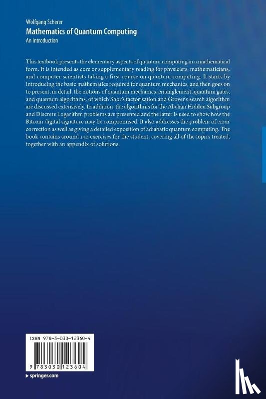 Scherer, Wolfgang - Mathematics of Quantum Computing