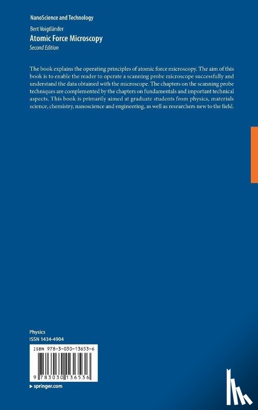 Voigtlander, Bert - Atomic Force Microscopy