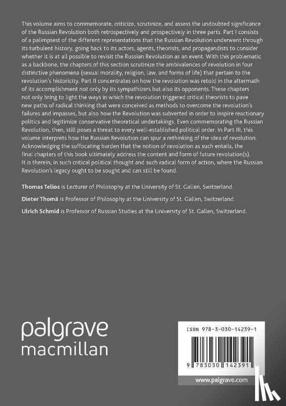  - The Russian Revolution as Ideal and Practice